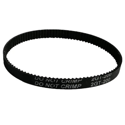 Two Piece GT2 Synchronous Belt Pulley Set With Aluminum Timing Pulleys 20T And 60T 8mm Bore 200mm Belt Length 6mm Belt Width Dope Pro Grade For CNC Machines And 3D Printers Delivers Smooth Low Noise Power Transfer. Black GT2-200 200mm timing belt for CNC machines and 3D printers