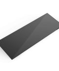 Acrylic Tilted Keyboard Stand for Ergonomic Typing Keyboard Tray Holder With Silicone Non Slip Case Black 17 Inch Long Riser