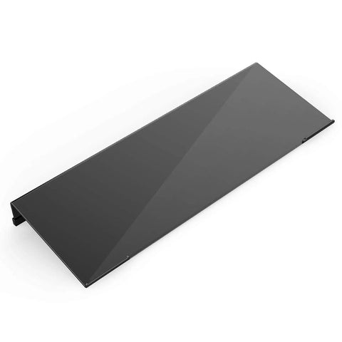 Acrylic Tilted Keyboard Stand for Ergonomic Typing Keyboard Tray Holder With Silicone Non Slip Case Black 17 Inch Long Riser