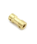 Copper Motor Shaft Coupler For RC Boats And Robots, 2.3mm To 2.3mm Fit, Durable Copper Joint Connector For Marine Vehicles And Cars, Provides Smooth Torque Transmission And Versatile Size Range Including 2mm 3mm 3.175mm 4mm 5mm 6mm, brass coupler