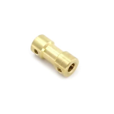 Copper Motor Shaft Coupler For RC Boats And Robots, 2.3mm To 2.3mm Fit, Durable Copper Joint Connector For Marine Vehicles And Cars, Provides Smooth Torque Transmission And Versatile Size Range Including 2mm 3mm 3.175mm 4mm 5mm 6mm, brass coupler