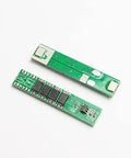 Solid 5 Pack 1S 3.7V 10A Lithium Ion BMS Protection Boards showing DW01 and 8205A chips on green circuit boards.
