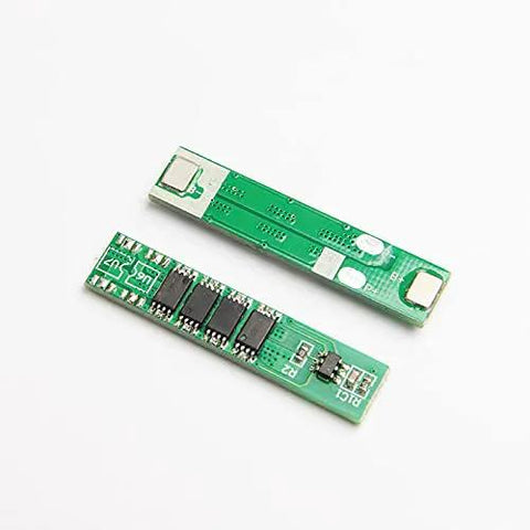 Solid 5 Pack 1S 3.7V 10A Lithium Ion BMS Protection Boards showing DW01 and 8205A chips on green circuit boards.