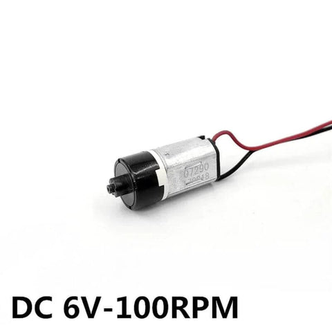 N20 Planetary Gear Motor Micro DC 3V To 6V 100 RPM Slow Speed Gearbox With Cross Shaft for toy projects