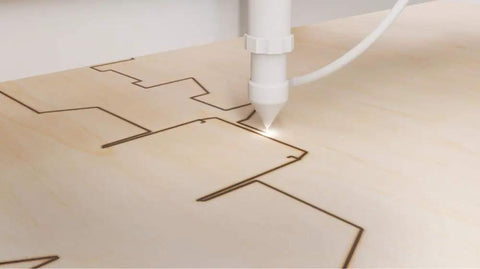 Laser engraving on Half Inch Baltic Birch Plywood Sheets Pack Of 3 For Arts And Crafts And Do It Yourself Projects About 12 Inch Square