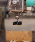 Slab Surfacing Router Bit With One Quarter Inch Shank And One And A Half Inch Cutting Diameter Two Plus Two Flutes ATS Coated Carbide Inserts in CNC machine