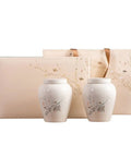 Vintage Ceramic Sealed Storage Jars Double Set For Storing Loose Tea Coffee Beans Spices Sugar And Herbs Fresh Big Time Your Pantry Deserves Straight Fire with decorative packaging.