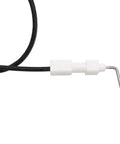 Outdoor Propane Patio Heater Igniter Kit With Ceramic Electrode And 16 Inch Cable Replacement Assembly For Select Outdoor Heaters Battery Not Included CSA Certified Parts Easy Insert Replacement close-up showing ceramic electrode and cable
