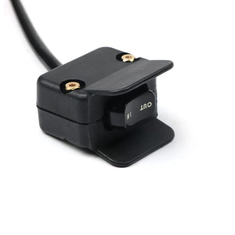 Heavy Duty Handlebar Winch Rocker Switch For ATV UTV Control Line Black Cable Mount Beefy Off Road Winching Accessory For Smooth Responsive Operation Today, black