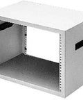 Rugged Beefy Heavy Duty Steel Electronics Cabinet For 19 Inch Racks, Econocab Style, sand texture finish, front view