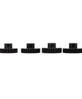 4 Pack Steel M1 5mm Shaft Pinion Gears Set 24T 25T 26T 27T For 1 Eighth Scale RC Cars Beefy Heavy Duty Pinion Gears For Brushed and Brushless Motors