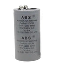 600uF 250VAC Motor Starting Capacitor With Durable ABS Shell For Smooth Startup And Rock Solid Motor Boost Built To Last For Single Phase Motors Industrial Equipment And Home Appliances, gray cylinder