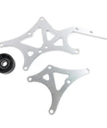 Transmission Mount Kit For LS Trucks And SUVs Driver Side Bracket For Alternator And Power Steering Pump Engine Mounts And Motor Mount Fits 1999 To 2014 LS Series Engines Beefed Up Aluminum Rear Mount, aluminum bracket and pulley