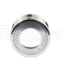 Front view of ER32 Slot Style Ball Bearing Collet Nut 202-1574P Pro Grade CNC Milling Lathe Tooling with Smooth Clamp