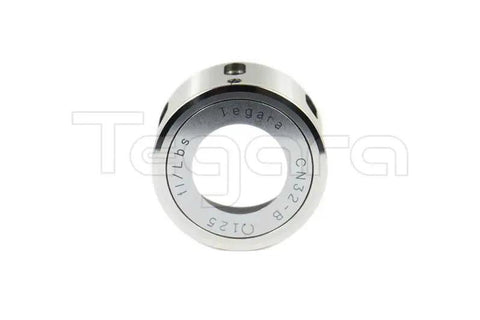 Front view of ER32 Slot Style Ball Bearing Collet Nut 202-1574P Pro Grade CNC Milling Lathe Tooling with Smooth Clamp