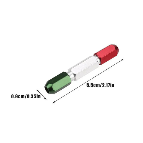 Double End Aluminum Alloy Pin Gage Handle For Headspace Go No Go Gauges Dedicated Holder And Clamp Block Accessory 1-2mm Range