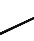 Skyline Collection Matte Black 36 Inch Towel Bar With Concealed Mounting Hardware, Solid Brass Build, Wall Mounted Space Saver, Dope Look, Easy Install, Built To Last, sleek matte black finish, angled view.