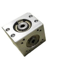 Kickass Aluminum Bevel Gearbox With Super Smooth Angle Drive And Knockout Power Transfer For Diy Steering Projects featuring a metallic gear housing.