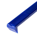 Close-up of blue Plastic Wedge And Puller Combo DIY Prying Tool Kit For Automotive And Home Use, showing durable design and angled edge detail