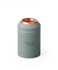 Durable PC0102 Outside Nozzle Shield Retaining Cap For P141 A141 And LT141 LTM141-A Plasma Cutting Torches, gray, 140A size.