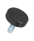 24 Pieces Furniture Levelers With Adjustable Threaded Feet For Wobble Table Legs, black threaded foot with wide base