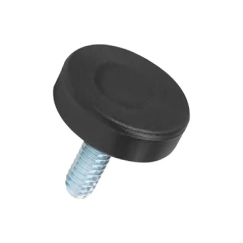 24 Pieces Furniture Levelers With Adjustable Threaded Feet For Wobble Table Legs, black threaded foot with wide base