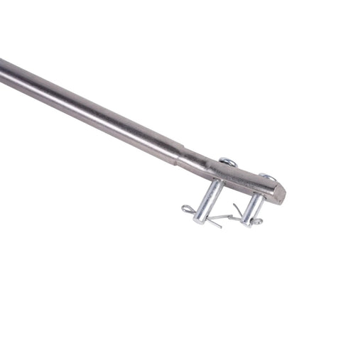Close-up of a metal lever part used in heavy duty hydraulic valve 25 GPM systems.