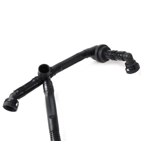 Durable Crankcase Breather Vacuum Hose Kit For Audi A4 and A6 2.8 V6 Models 1997 Through 2001 Easy Install OE Fitment Parts To Fix Emissions And Stop Oil Leaks Right Away black hose assembly