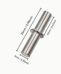 Heavy Duty Shelf Brackets For Bookshelves Cabinets And Home Office Organization Wall Mount Pins Sturdy Solid Steel Construction That Won't Bend Or Warp Ideal For Closets Pantries And Garages small steel pin with measurements