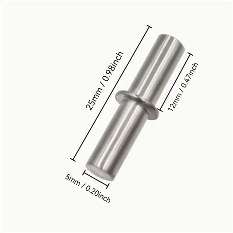 Heavy Duty Shelf Brackets For Bookshelves Cabinets And Home Office Organization Wall Mount Pins Sturdy Solid Steel Construction That Won't Bend Or Warp Ideal For Closets Pantries And Garages small steel pin with measurements