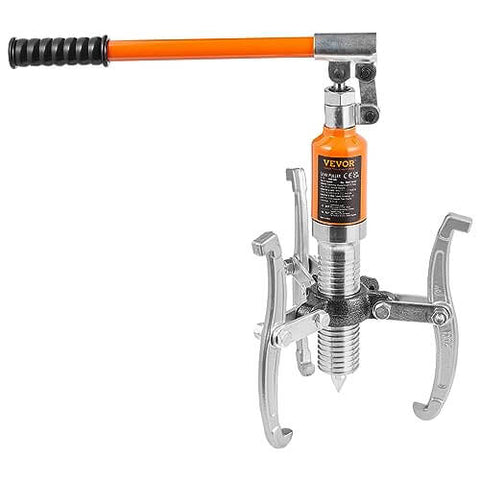 Hydraulic Gear Puller Kit With 5 Ton Capacity And 8 Inch Jaw, 2 Or 3 Jaws, Vertical And Horizontal Pull, Wheel Bearing Separator