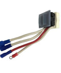 Heavy Duty Replacement Switch Assembly with plug and play toggle action for Milwaukee tools, featuring electrical wiring connectors.