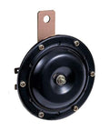 Forklift horn, round black 12V with copper mounting bracket for Toyota forklifts (aftermarket HACUS)