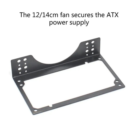 Internal DIY SFX Power Supply Mounting Bracket For 12cm And 14cm Fans Metal Support Stand For Custom PC Cooling Upgrades
