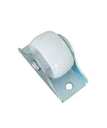Ultra Smooth Mute Replacement Furniture Caster Wheels Set, 25mm Diameter, swivel caster with white top plate
