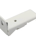 Adjustable Curtain Track Side Mounted Fixing Buckle Kit, 10 Pack, Metal Ceiling Clips 22x20x52mm, white side bracket