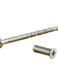 8 Set M4 X 60mm Breakaway Phillips Flat Countersunk Screws With Posts for cabinet drawer handles sliding doors and screens.
