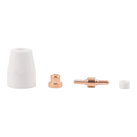 Components from 32Piece Plasma Cutter Consumable Kit With Nozzles Electrodes Ceramic Rings For PT31 LGK40 CUT40 CUT50 CT312 CT418 CT520 SUPER200P