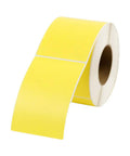 Yellow 4x6 Thermal Transfer Labels For Industrial Workhorse Printers 3 Core Perforated 1000 Labels Per Roll 4 Rolls Not Dymo Compatible