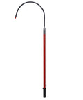 High Voltage Insulated Rescue Hook For Electrocution Safety Two Meter Long Heavy Duty Pole With 220lb Load Capacity, red and black