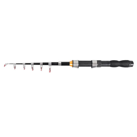 Ultra Lightweight Telescopic Fishing Rod for Saltwater and Freshwater Collapsible and Extendable to Four Point Nine Feet Pocket Friendly