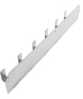 Heavy Duty Six Pair Goggle Wall Rack Solid Aluminum Eye Protection Organizer Locked Down, showing six slots for goggles.