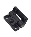 10 Pack Adjustable Torque Door Hinge 43mmx36mm Black Plastic With 4 Countersunk Holes Position Control For Doors Built Tough Durable