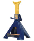 Blue And Yellow 6 Ton Jack Stands Set Of 2 With Multi Position Ratchet Bar And Carry Handle Built Tough For Real World Lifts