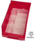Durable Plastic Bin Cup Storage For Sorting Small Parts In Shelf Bins Two Inch By Three And One Quarter Inch By Three Inch White Case Of 48