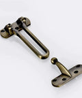 Rock Solid Zinc Alloy Door Security Chain And Anti Theft Safety Lock To Keep Ya Protected At Hotels Or Vacation Rentals, bronze finish.