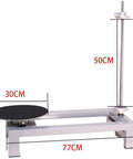 Heavy Duty Manual Table Stretch Film Dispenser For Pallet Wrapping Featuring Adjustable Tension Knob For No Hustle And Quick 12 To 20 Inch Roll Loading with dimensions 77CM x 30CM x 50CM.
