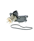 Heavy Duty Engine Coolant Thermostat Replacement Compatible With Volkswagen Touareg 2014 Audi A6 A7 Quattro 2009 To 2015 with housing and seal.