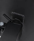 Close-up of Hydraulic Motorcycle Lift Stand With Adjustable Deck Height 9.92 To 18.11 Inches, 150 Kg Capacity, Dirt Bike Jack Hoist.