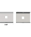 Box Rail Hanger Kit 2 Set For Exterior Barn Doors, Heavy Duty Hardware With 225 Lbs Safe Working Load, Zinc Plated Finish